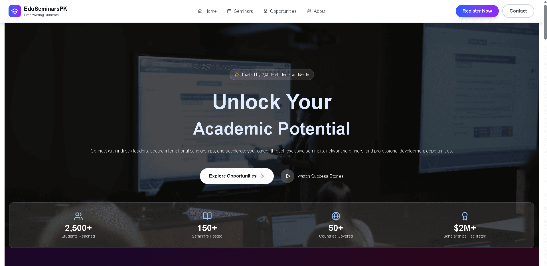 Seminars Platform - Web Platform project showcasing React, WebRTC, Socket.io, AWS